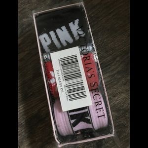 VS pink 3 pack socks